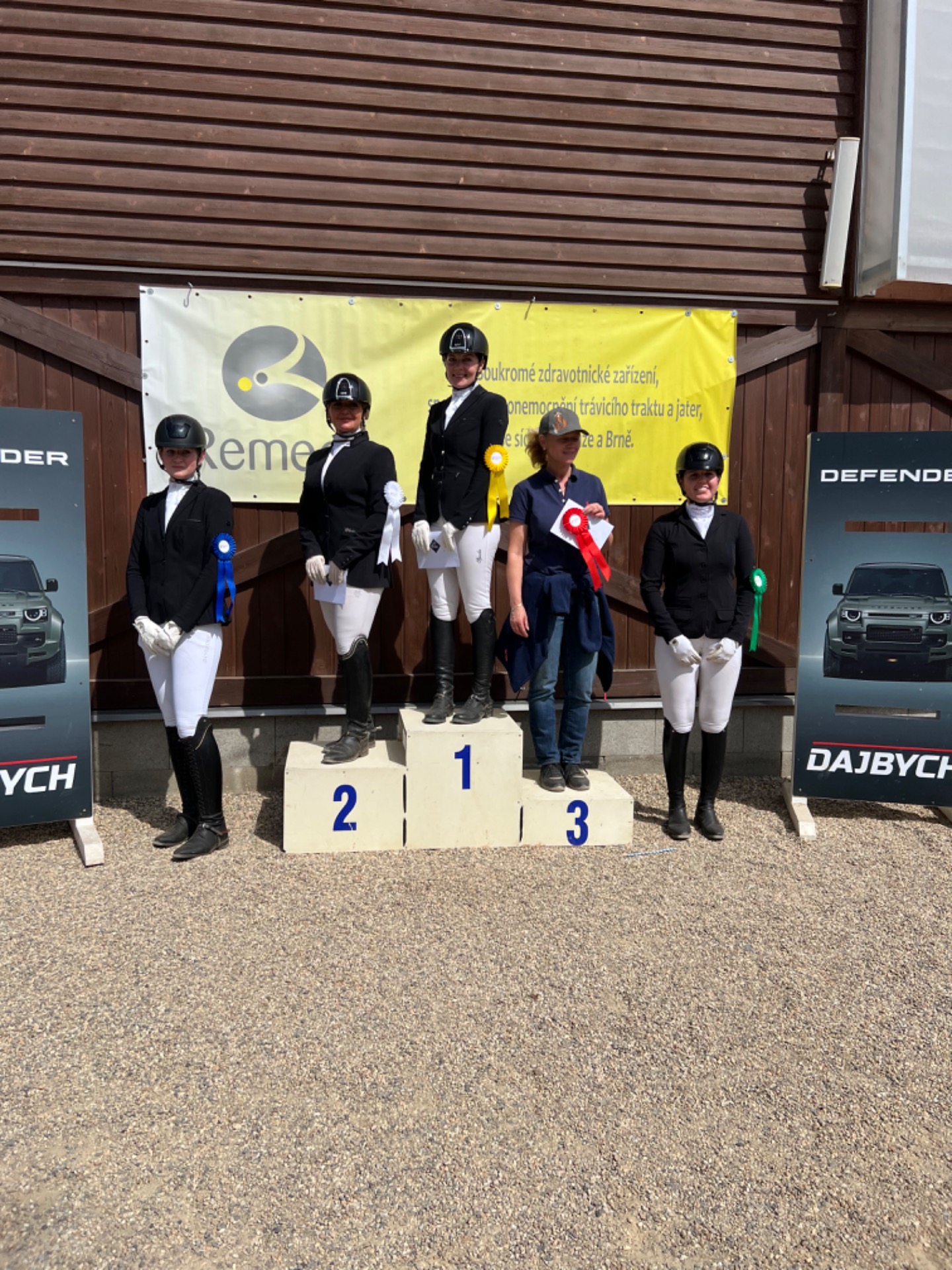 Letošní první závody roku 2025 a naše první místo na drezurních závodech s klisnou Theba PP